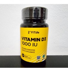 Fitlife Vitamin D3 1000iu 60 softgels