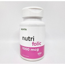 Nuvita Nutri Folic Acid 1000 mcg 100 tabs