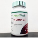 Nutriwell Vitamin D3 1000iu 90 softgel