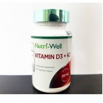 Nutriwell Vitamin D3 + K2 60 caps