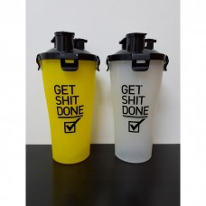 Shaker HYDRACUP GET SHIT DONE Dual Shaker 700 ml (Kuning, Putih)